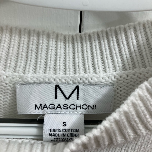 Magaschoni White Knit Sweater - Picture 4 of 6